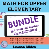 Math Bundle for Upper Elementary | PowerPoint Presentation