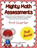 FIRST GRADE Math Formative Assessments - First Quarter