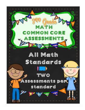 Preview of 3rd Grade Math CCSS Skills & Constructed/Performance Task Assessments EDITABLE