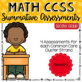 SECOND GRADE Math Summative Assessments - Geometry