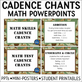 Math Cadence Chants PowerPoints