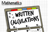 Math: Written Calculation Practice - Four Operations