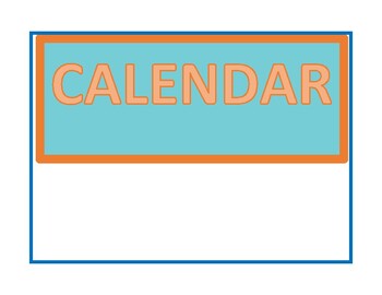 Preview of Math Calendar: Cut, laminate and place where you want