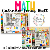 Math Calendar Focus Wall Set- K-2