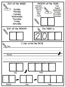 Math Calendar Journal Sheets for Daily Practice | TpT