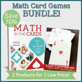Preview of Math Card Games BUNDLE