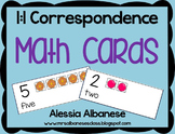 Math Cards - 1:1 Correspondence FREEBIE