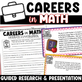 Math Careers Research Project and Presentation - Careers i