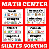Shapes Puzzles | Preschool Kindergarten 1st Grade Math Cen