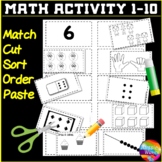 Kinder Math Center Activities Counting Numbers 1-10