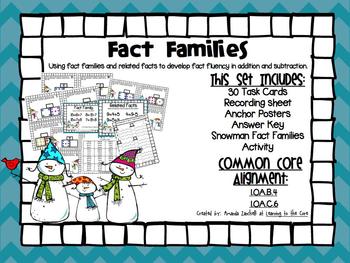 Preview of Fact Family Math Center