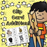 Math Center Addition | Clip Card Adding | Morning Centers