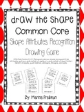 Math Center Game: Draw the Shape (Sample of Common Core Ma