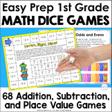 Math Center Games - Easy Prep Addition, Subtraction, Place