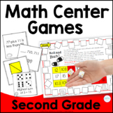 Math Center Games -  Addition, Subtraction, Place Value Ac