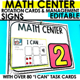 Math Center "I Can" Task Cards