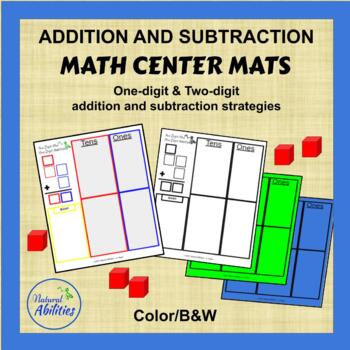 Preview of Math Center Mats - Addition and Subtraction