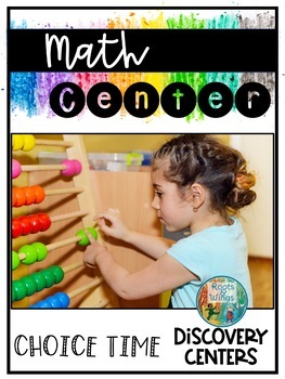 Preview of Kindergarten Play Centers, Math Center, Classroom Setup Guide, Choice Time