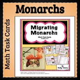 Monarch Butterflies Math Task Cards