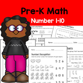 Preview of Counting, Patterns, and Basic Operations for Pre-K to 1st Grade