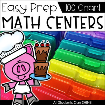 Preview of Math Centers {100 Chart}