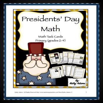 Preview of Presidents' Day Math
