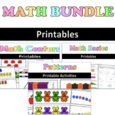 Math Centers Bundle for 3K, Pre-K and Kindergarten