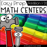 Math Centers {Addition to 20}