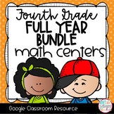 Math Centers BUNDLE for Fourth grade GOOGLE Classroom Digi