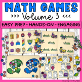 Math Centers and Review Bundle Preschool Kindergarten Vol 3