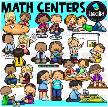 Preview of Math Centers Clip Art Set {Educlips Clipart}