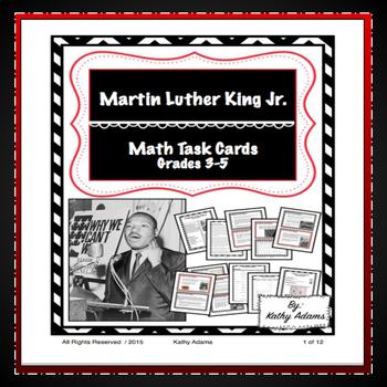 Preview of Martin Luther King Black History Math