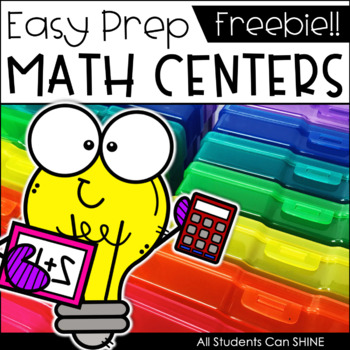 Preview of Math Centers {FREEBIE}