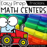 Math Centers {Fractions}