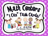 Math Centers "I Can" Task Cards {Common Core Aligned}