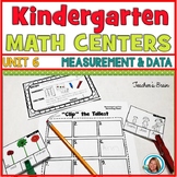MEASUREMENT and DATA Kindergarten Math Centers | Worksheet