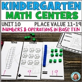 Place Value Worksheets | Math Centers Kindergarten | Teen Numbers
