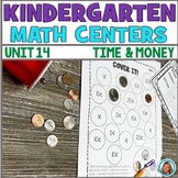 Math Centers Kindergarten | Telling Time & Money Activities