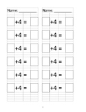 Math Centers Magnet Addition Worksheets (file 6 of 9)