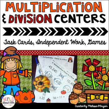 Preview of Math Centers Multiplication and Division