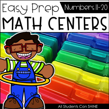 Preview of Math Centers {Number Sense 11-20}