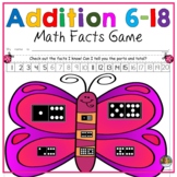 Math Centers Number Sense Addition Totals 6-18 Math Spring