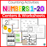 Numbers 1-20 Math Centers, Games, and Printables