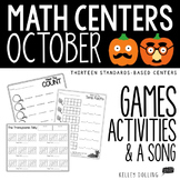 Math Centers - October (1st Grade)