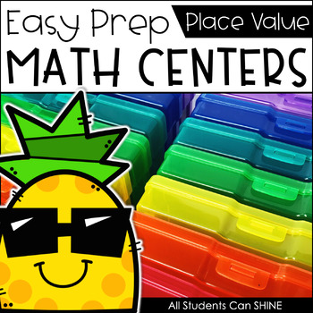 Preview of Math Centers {Place Value}