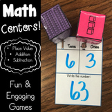 Math Centers - Place Value, Addition, & Subtraction