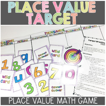 Preview of Math Centers (Place Value Practice Game)