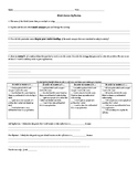 Math Centers Reflection Sheet Common Core Aligned