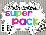 Math Centers SUPER PACK {15 activities- 150 pages}