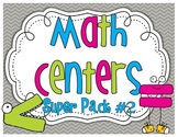 Math Centers SUPER PACK #2 {10 activities}